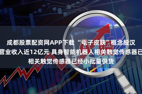 成都股票配资网APP下载 “电子皮肤”概念股汉威科技上半年营业收入近12亿元 具身智能机器人相关触觉传感器已经小批量供货